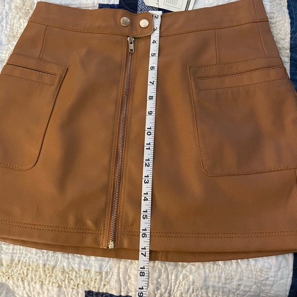 Free People Cooper High A Line Vegan Skirt. - Picture 6 of 7